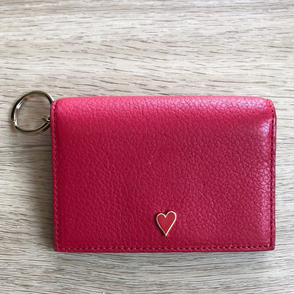 Kate spade red heart wallet